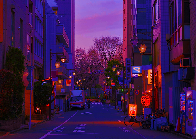 Cyberpunk Neon City