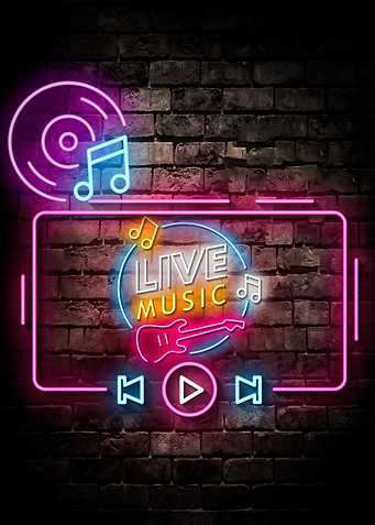 Live Music Neon