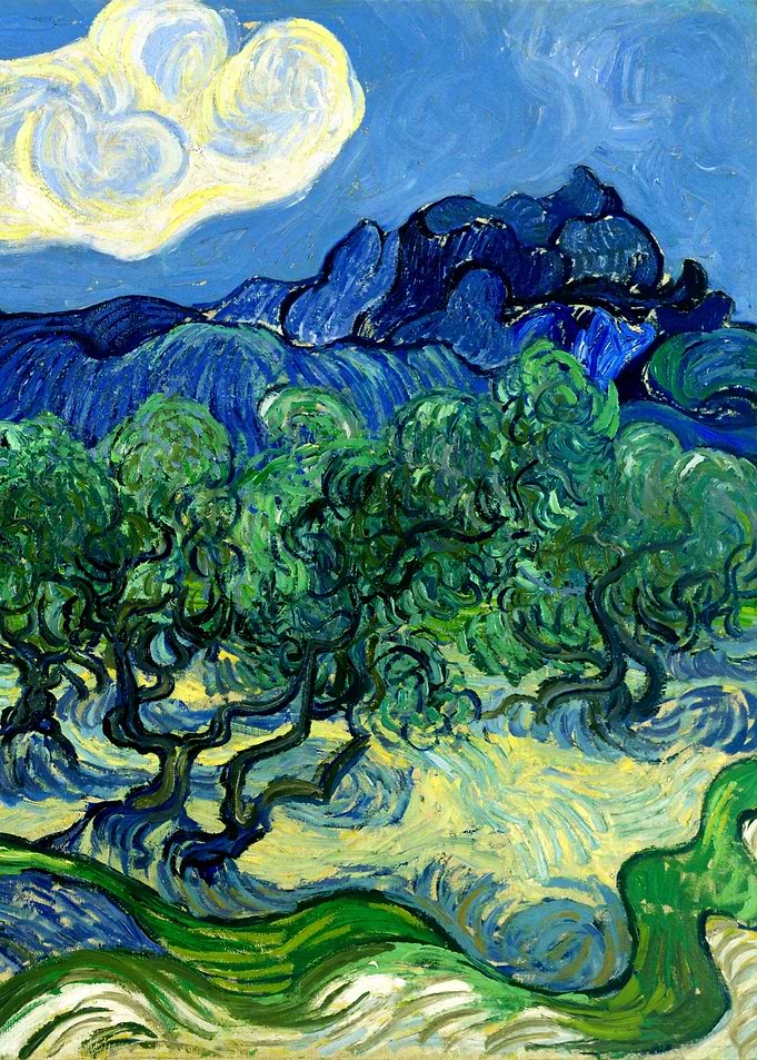 Olive Trees 1889 van Gogh