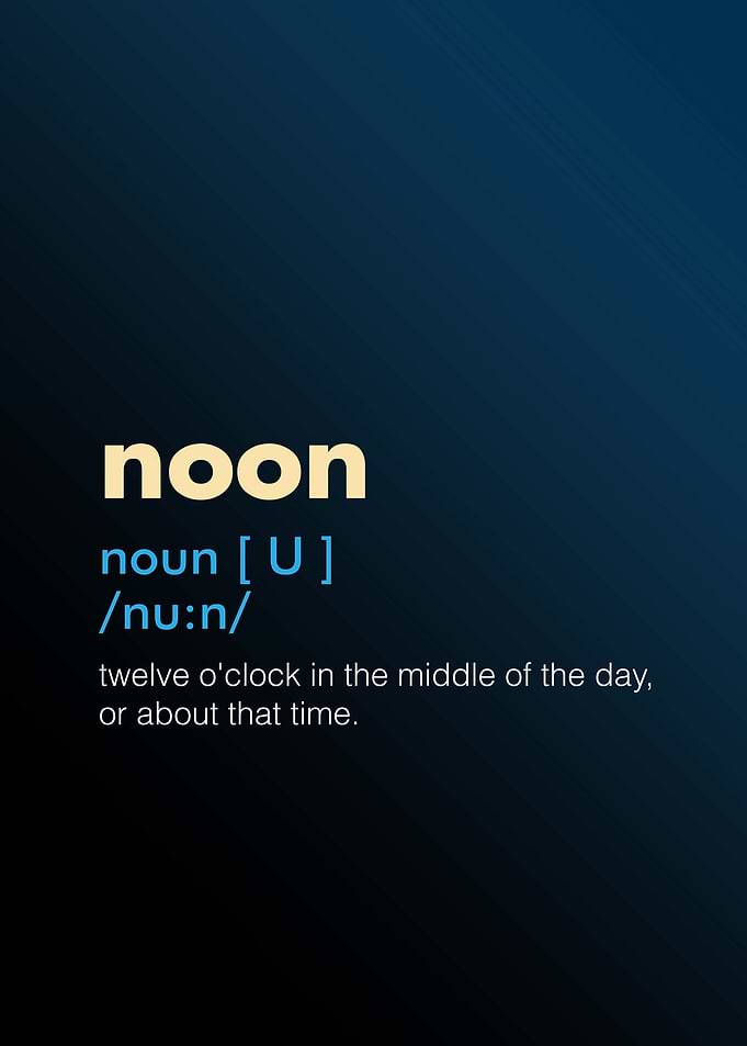 Noon Word Dictionary