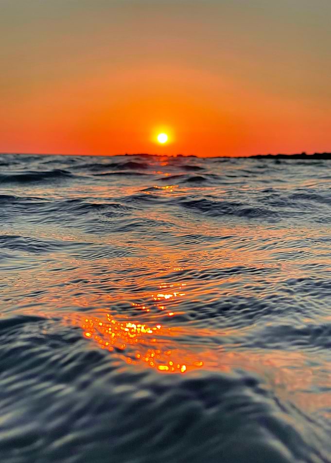 Orange sea