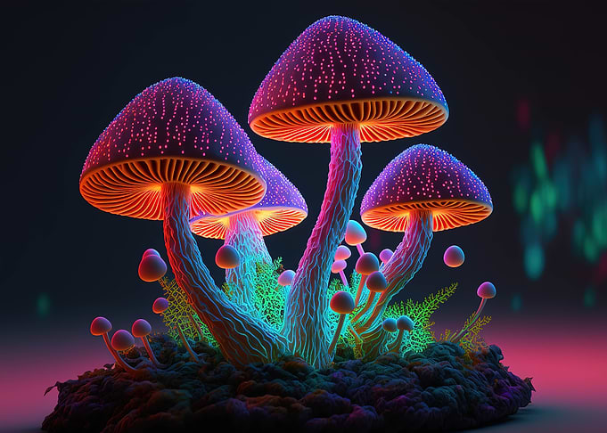 Psychedelic mushroom