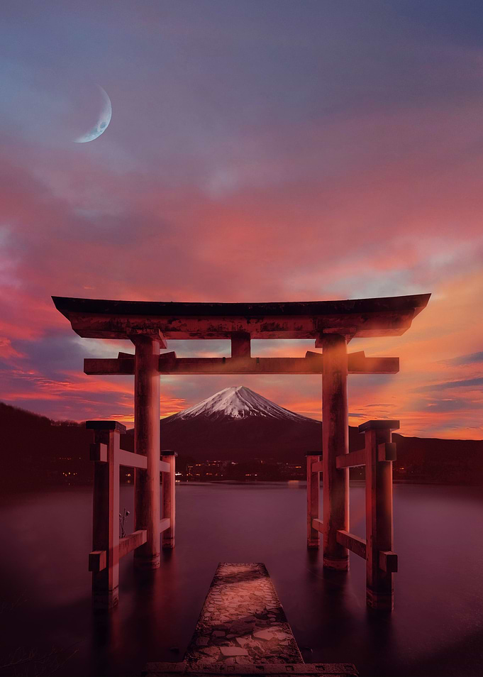 Dusk Torii Gate
