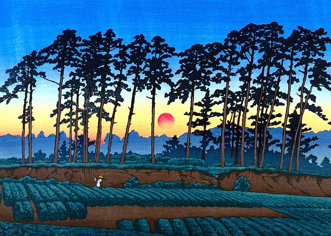 Setting Sun in Ichinokura