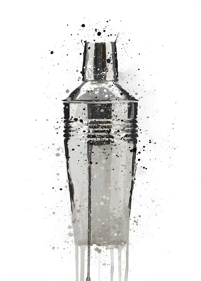 Cocktail Shaker Black