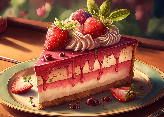Strawberry cake
