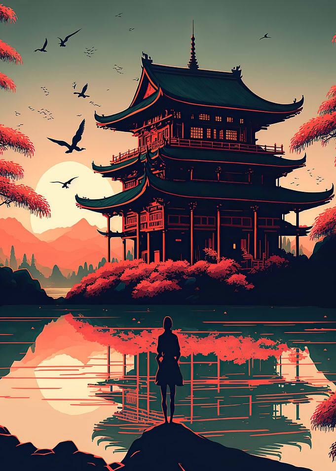 Japanese pagoda