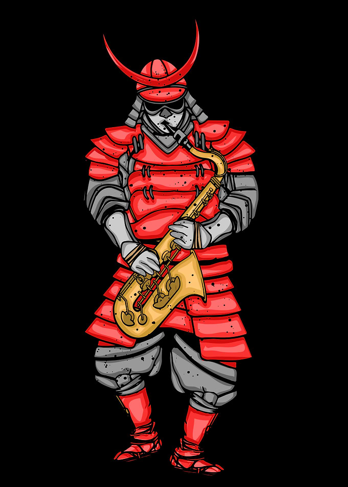 Samurai Warrior Saxophone