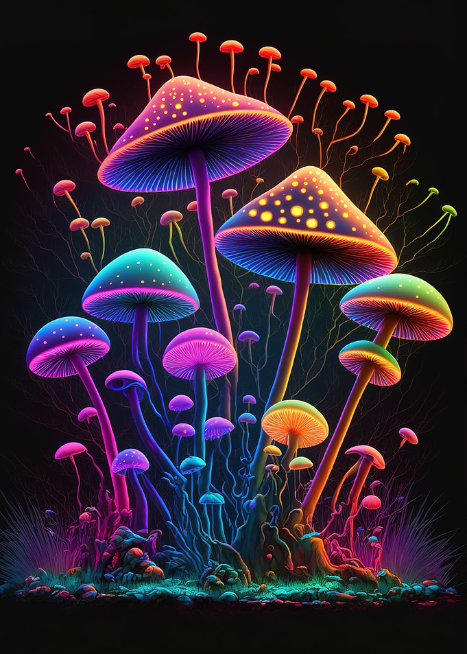 Psychedelic mushroom