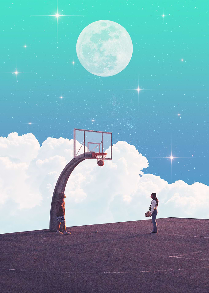Playing Basketball in the