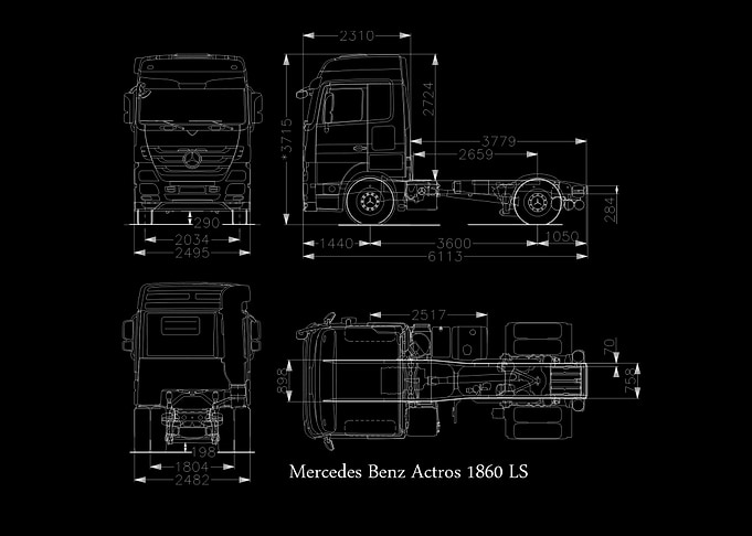 Mercedes Benz Actros 1860