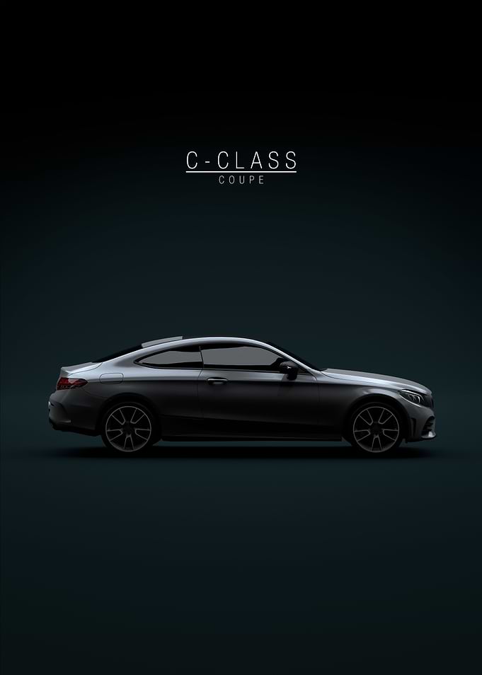 2021 Mercedes C Coupe Grey