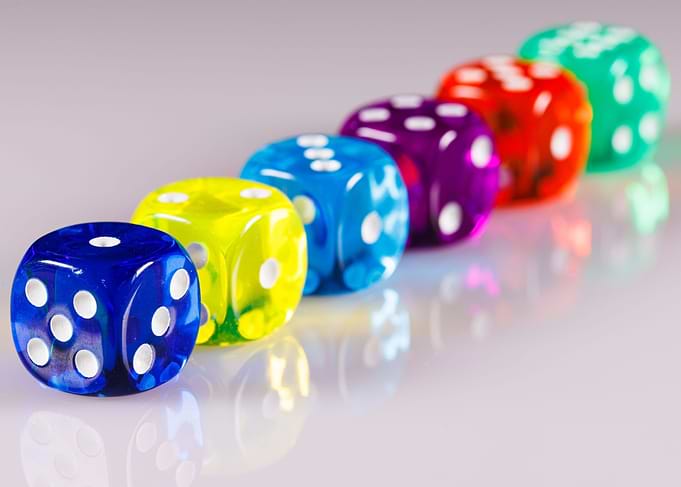 Dice for board game