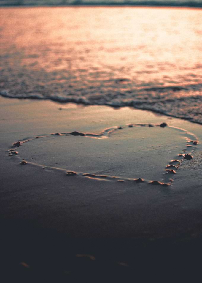 Love sand beach