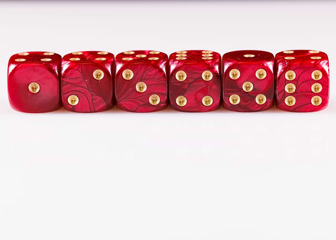 Dice for board game