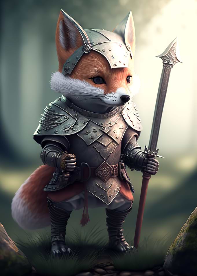 Fox samurai