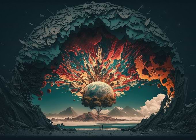Space Fantasy Landscape