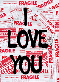 i love you street art