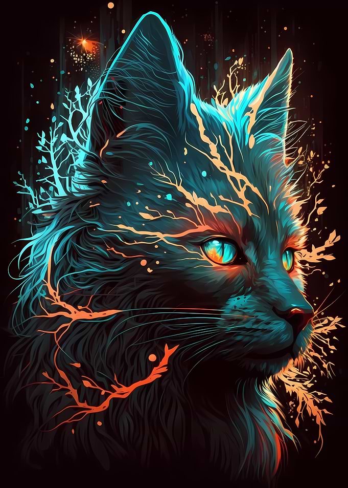Maine Coon Cat Elegant