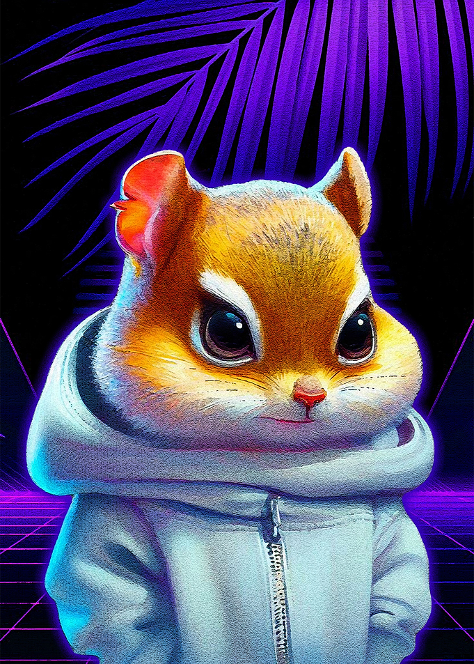 cute animal art
