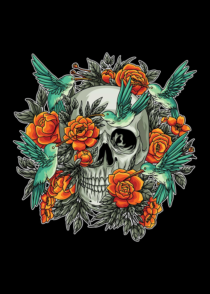 Skull Colibri