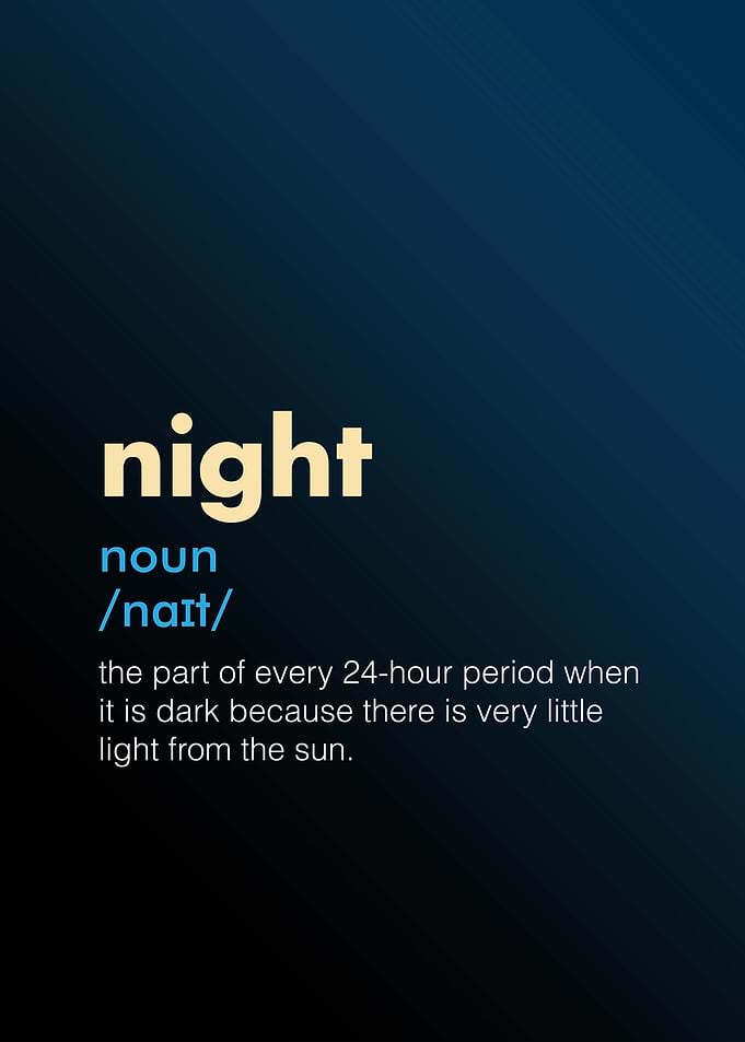 Night Word Dictionary