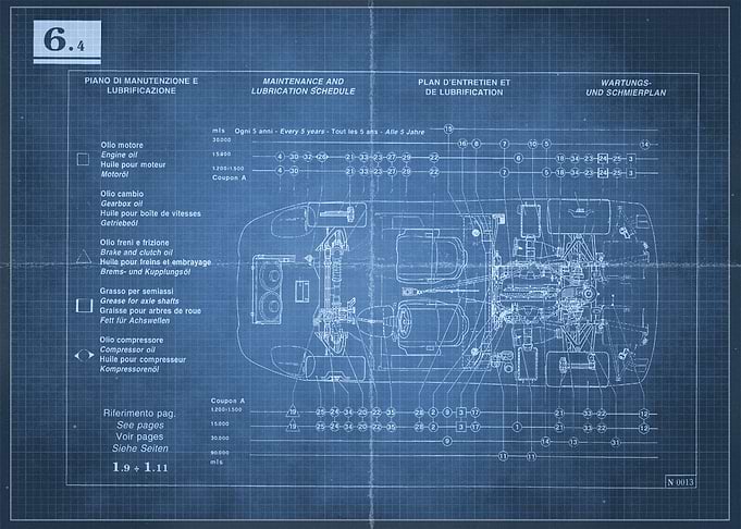 F50 Top View Blueprint