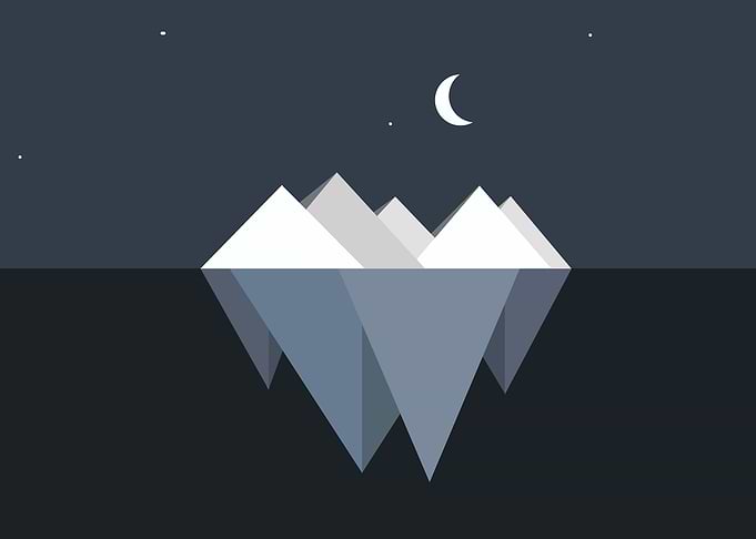 Art of night Antarctica