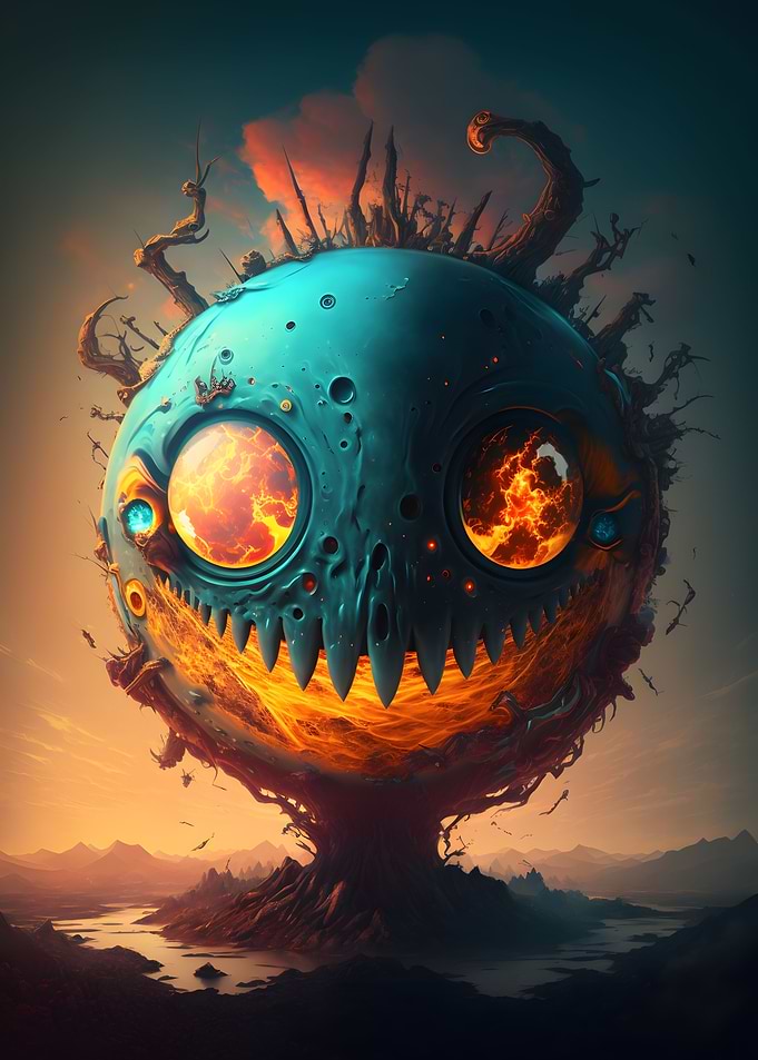 Creepy planet