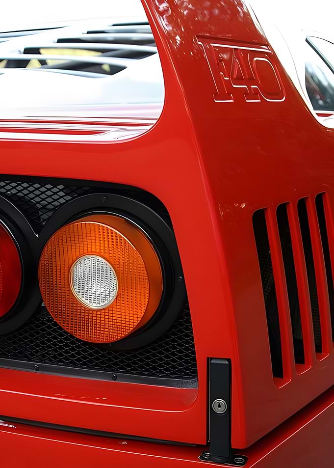 Vintage Ferrari Red