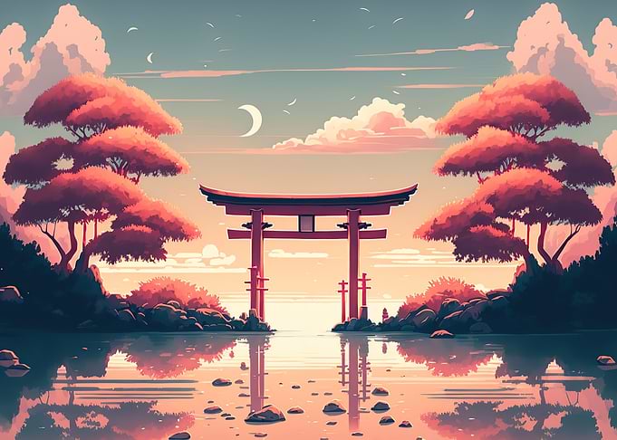 Japanese Torii gate