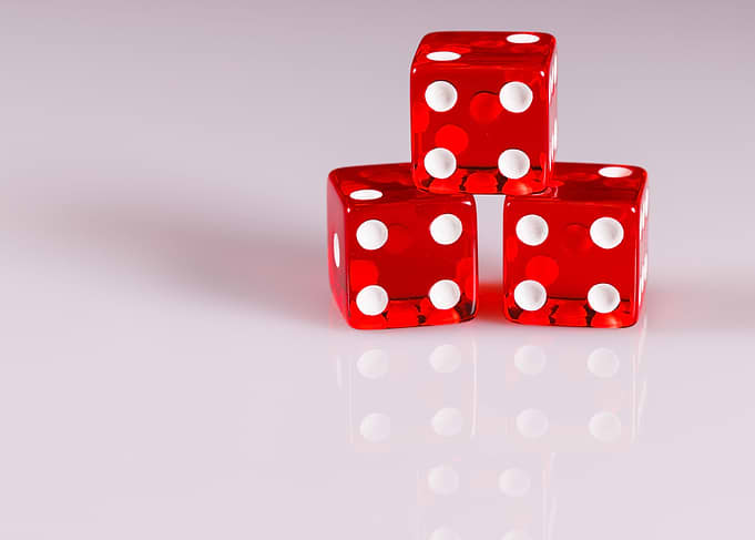 Dice for board game
