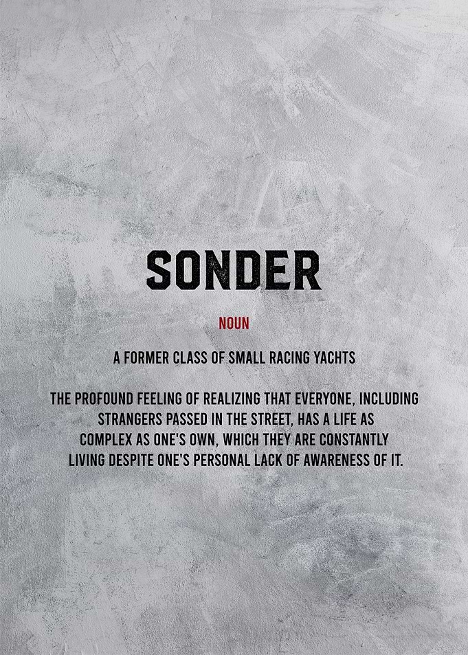 sonder inspirational