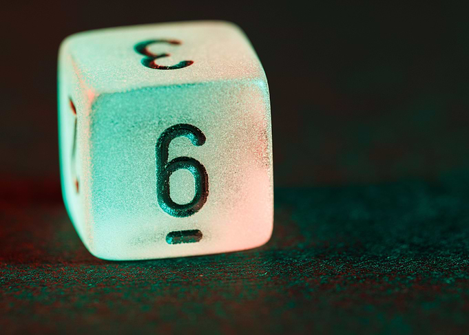 Dice for board game