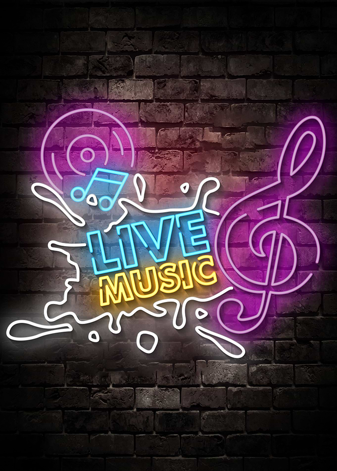 Live Music Neon