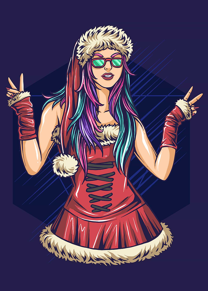 Beautiful santa claus