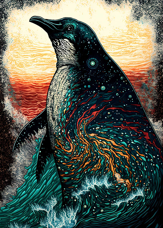 Penguin Fashionable