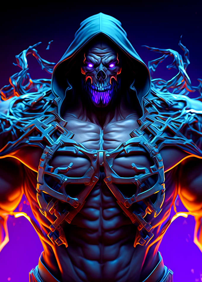 Skull Warrior Fantasy