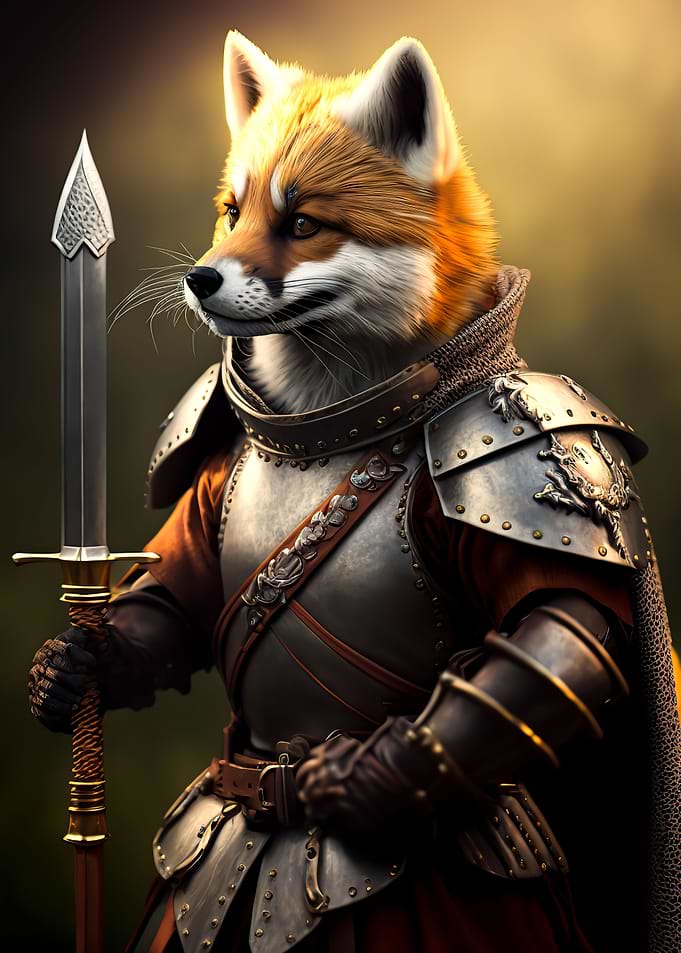 Fox samurai