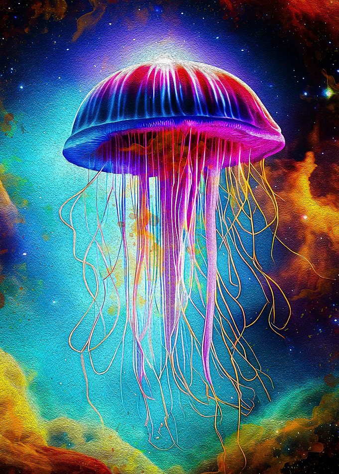 Jellyfish in space