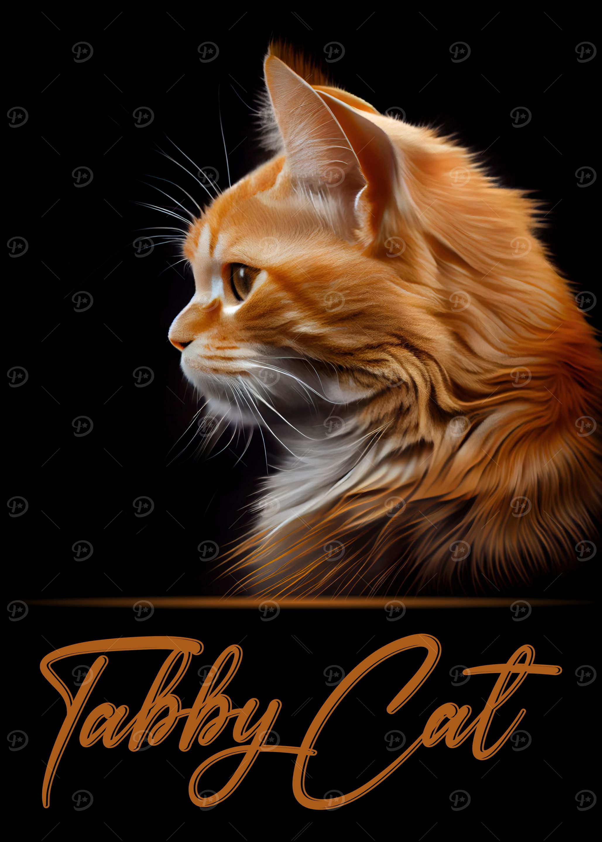 Elegant Tabby Cat