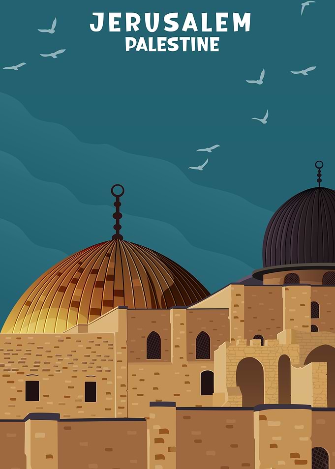 Jerusalem Palestine Poster