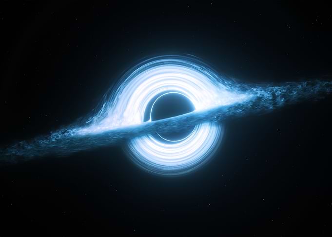 Blue Black Hole
