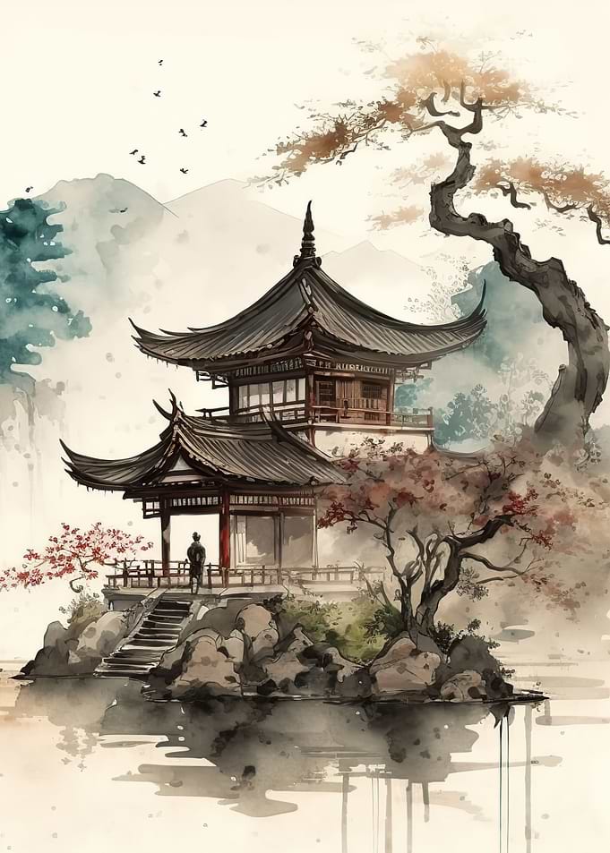Japanese pagoda
