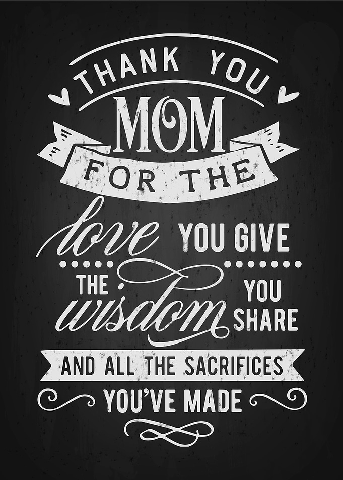 Thank you Mom