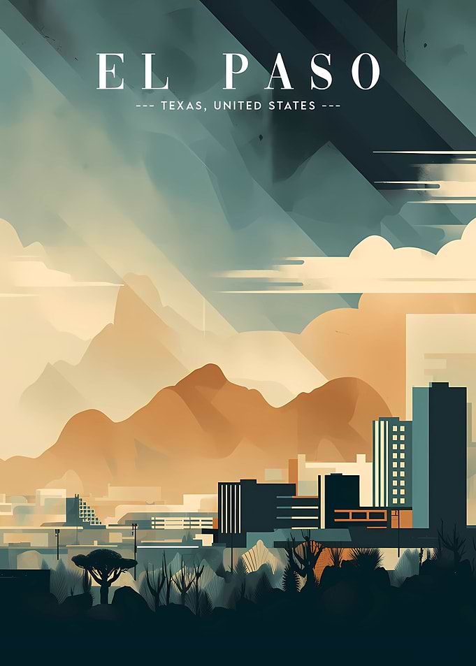 El Paso Cityscape scenery