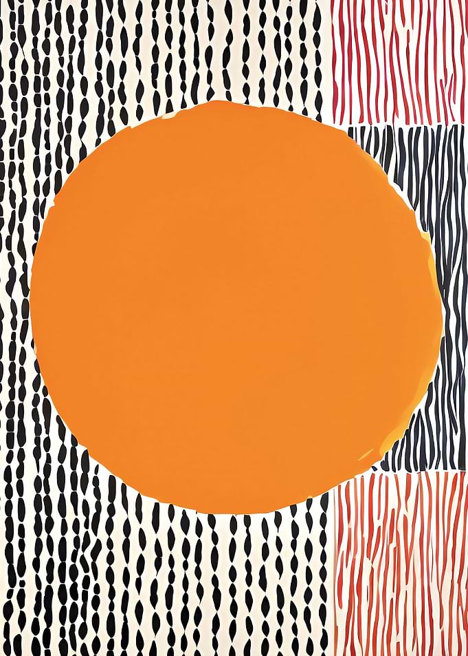 Abstract Sun Painting