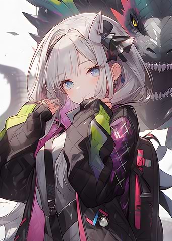 Girl and Dragon