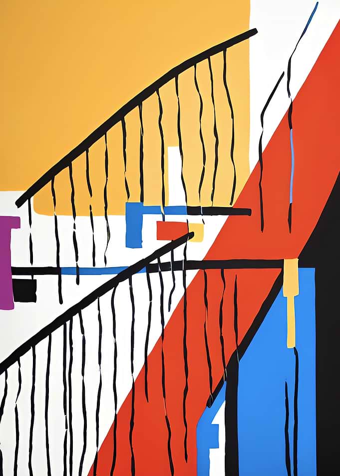 Abstract Shapes Painting