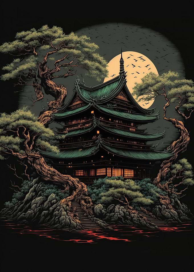 Japanese pagoda